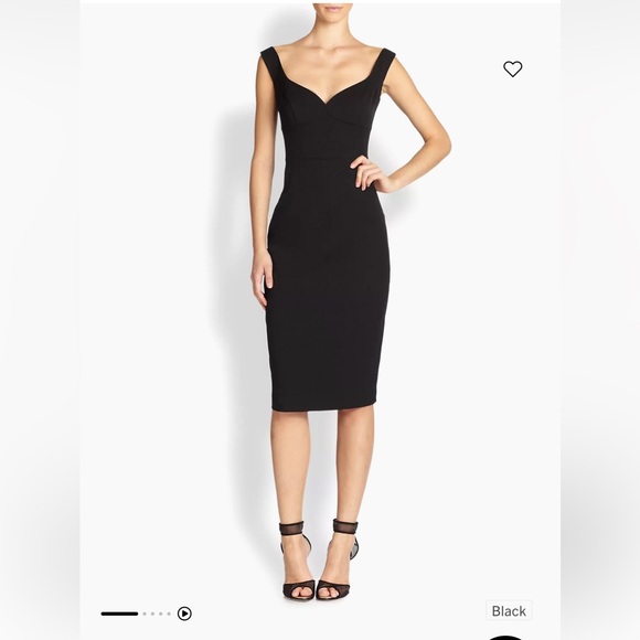 Black Halo - Ally Sheath in White size 8 - Picture 5 of 9